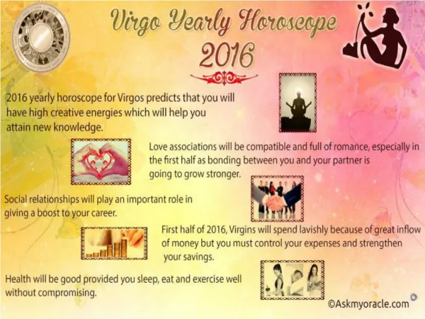 Free Yearly Horoscope 2016 Predictions for Virgo Zodiac Sing
