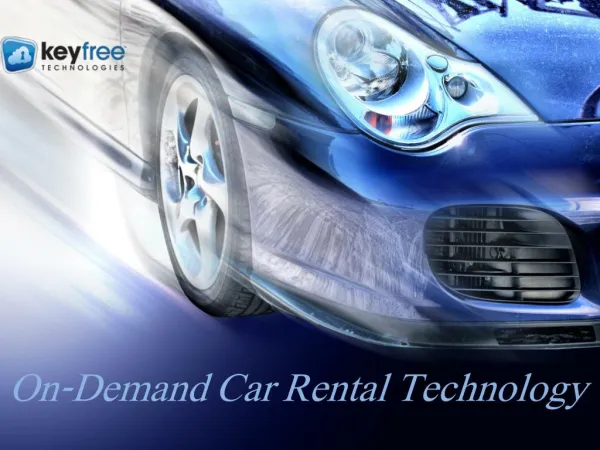 On-demand Car Rental Technology