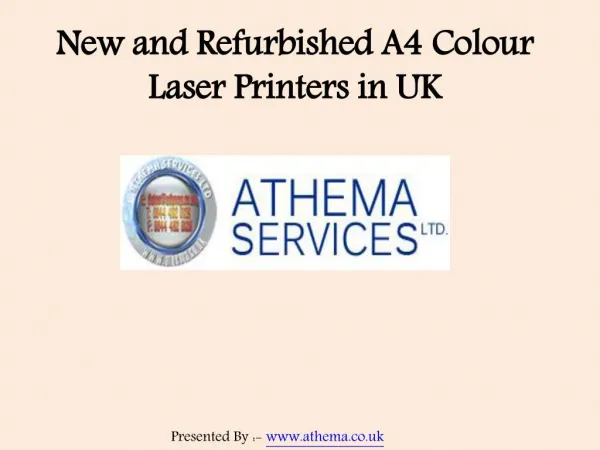 Refurbished A4 Colour Laser Printers in UK - Athema