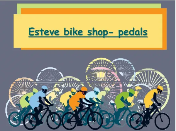 Esteve bike shop- pedals