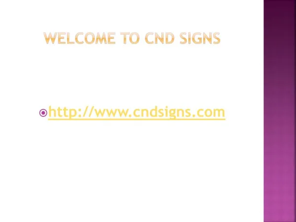 Cnd Signs - Sign and Banner Printing - Minority Supplier Development