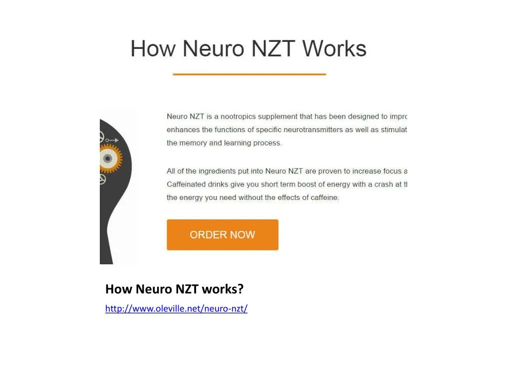 how neuro nzt works