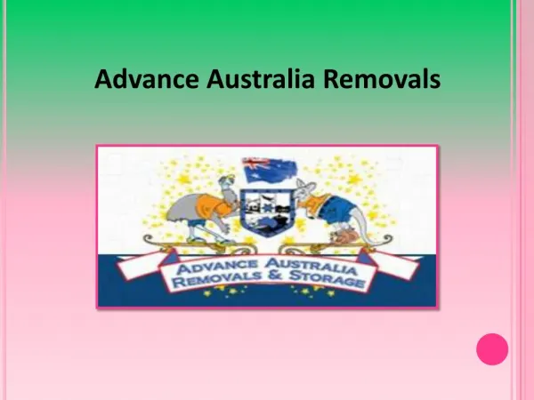 Removalists Melbourne to Perth | Advance Australia Removals