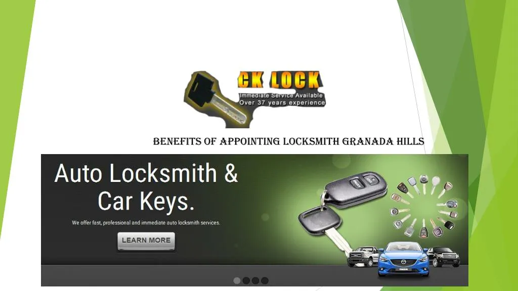 benefits of appointing locksmith granada hills