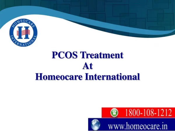 Free yourself from PCOS harmful Disorders with Homeopathy