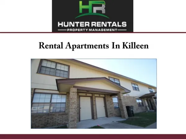 Rental Apartments In Killeen