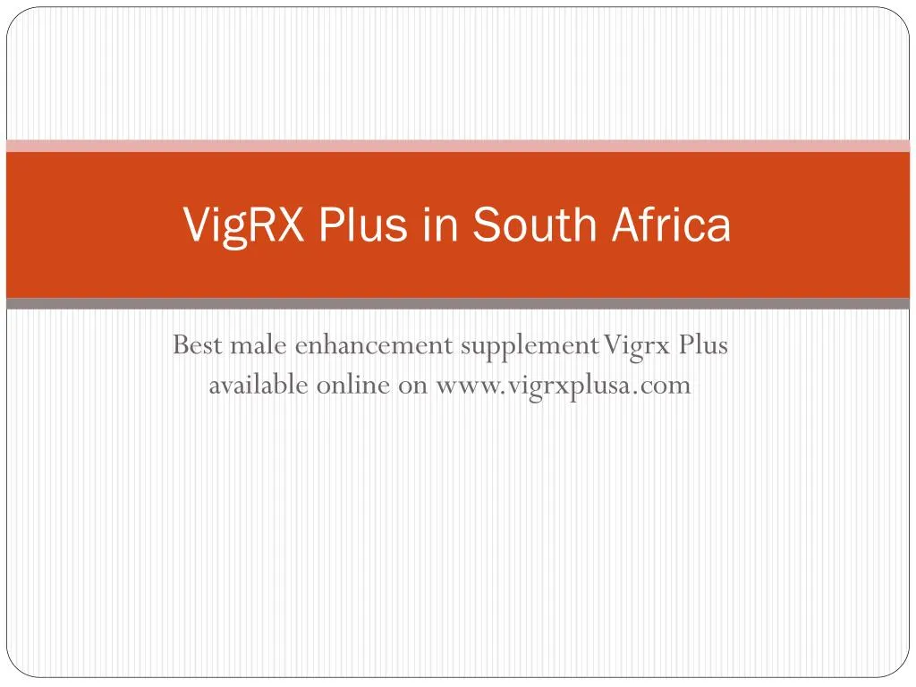 vigrx plus in south africa