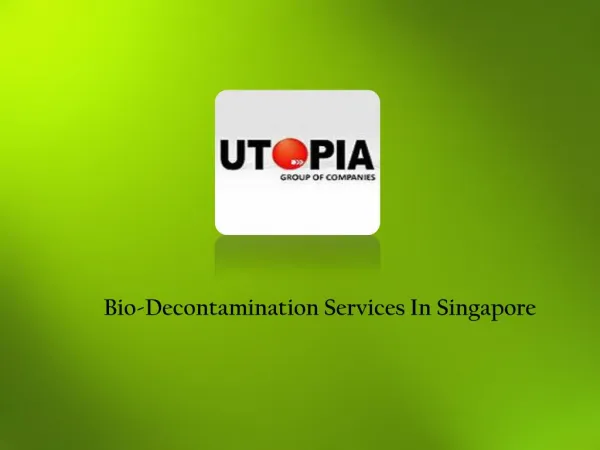 Bio-Decontamination Singapore