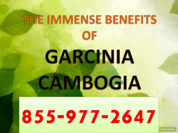 Lose Weight Naturally with Garcinia Cambogia