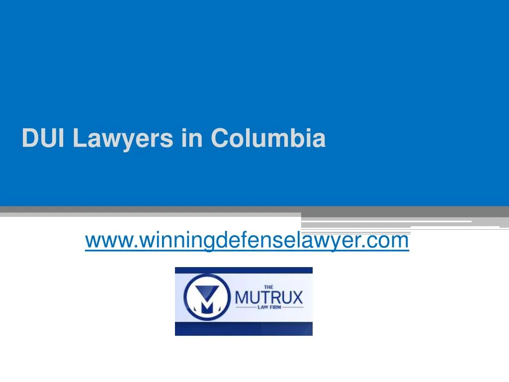 dui lawyers in columbia