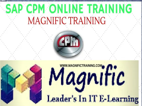 sap CPM online training in australia