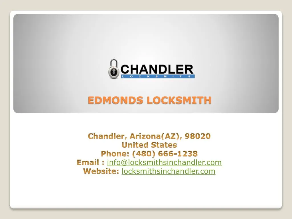 edmonds locksmith