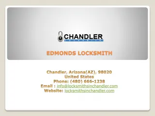 Chandler Locksmith - slide 1
