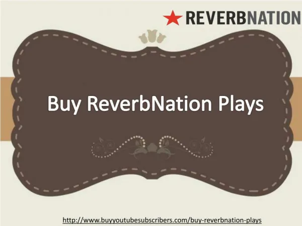 Buy Reverbnation Plays – The Power Booster for your Track