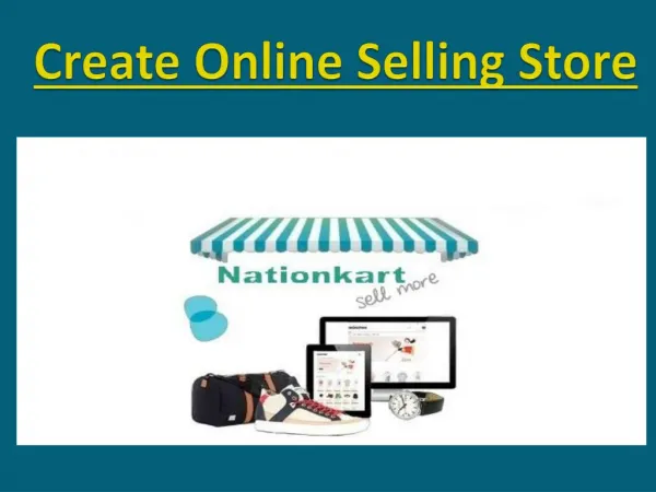 Create Online Selling Store