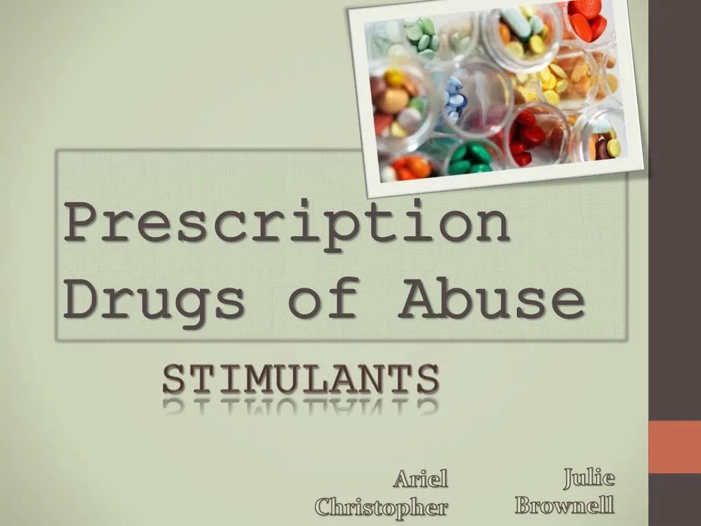 prescription drugs of abuse