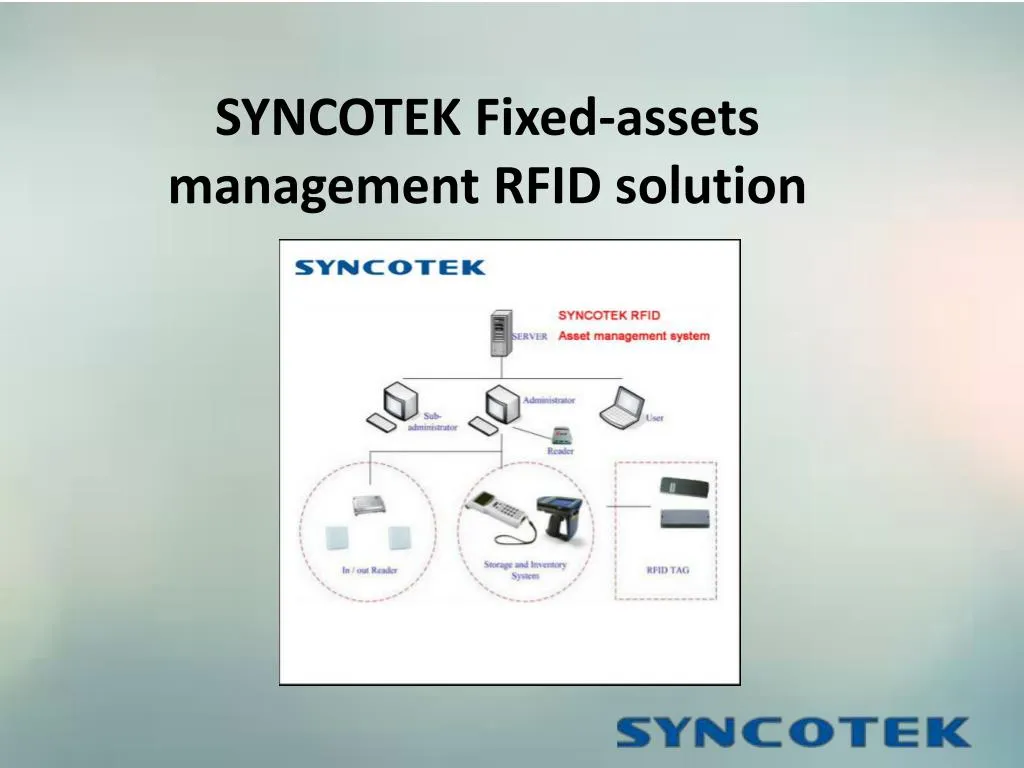 syncotek fixed assets management rfid solution