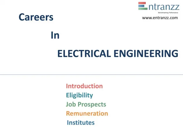 Carers In ELECTRICAL ENGINEERING