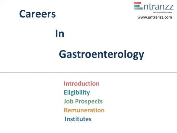 Careers In Gastroenterology
