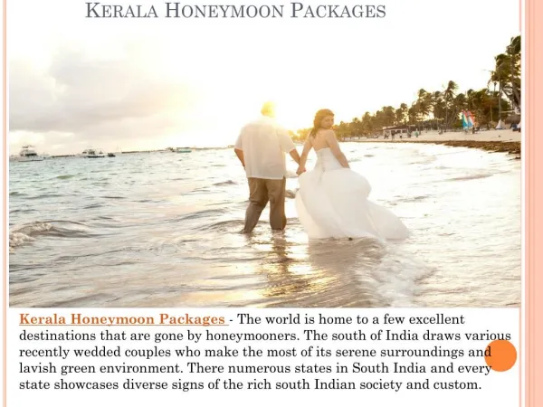 Kerala Honeymoon Packages - Ideas to Make it Memorable