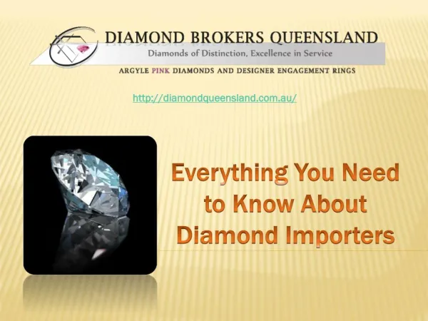 Finding the Right Diamond Importer