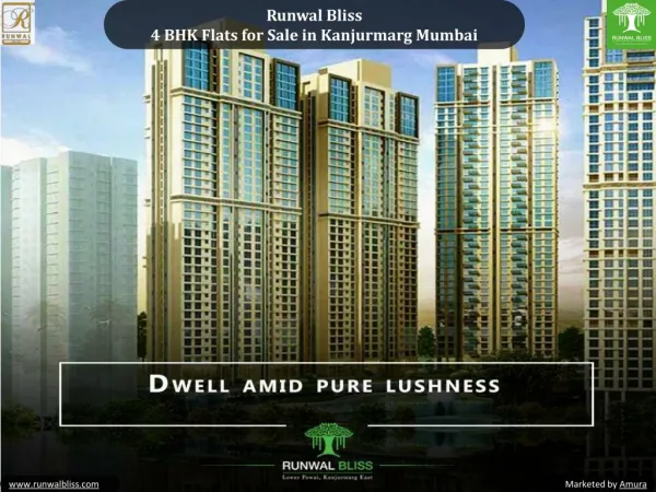 Runwal Bliss - 4 BHK Flats for Sale in Kanjurmarg Mumbai