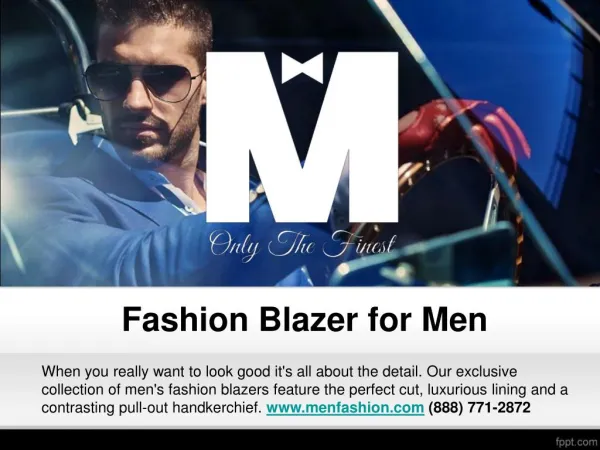 Fashion Blazer for Men