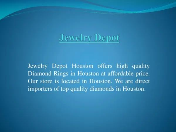 Best Diamond Rings In Houston