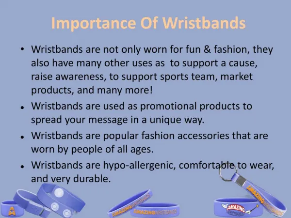 Importance of Wristbands in Various Places