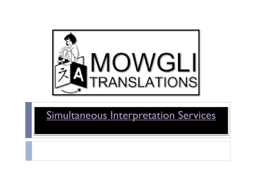 simultaneous interpretation services