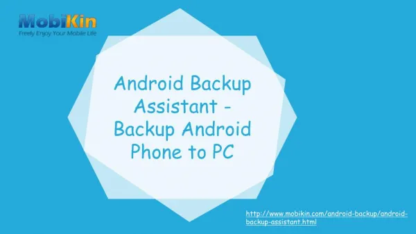 Android Backup Assistant-Backup Android Phone to Pc