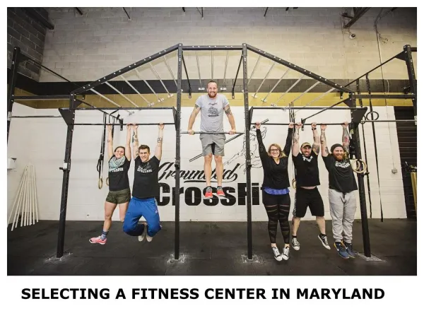 Fitness Centers in Maryland