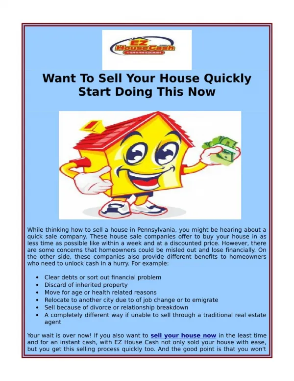Sell Your House Now In Philly At Best Cost