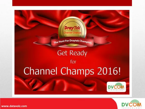 Be a Part of DrayTek Channel Champ Event & Win Exciting Prizes