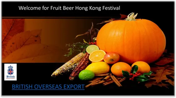 Sale on Fruit Cider Hong Kong | British Overseas Export