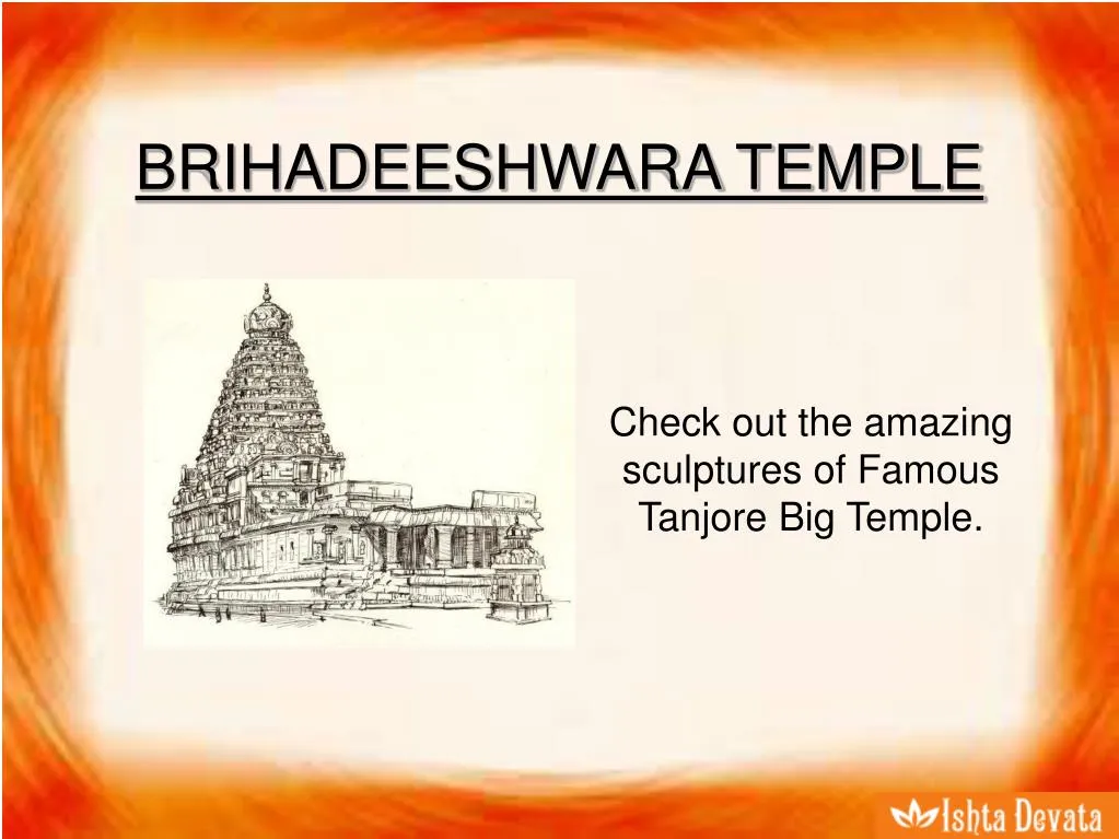 check out the amazing sculptures of famous tanjore big temple
