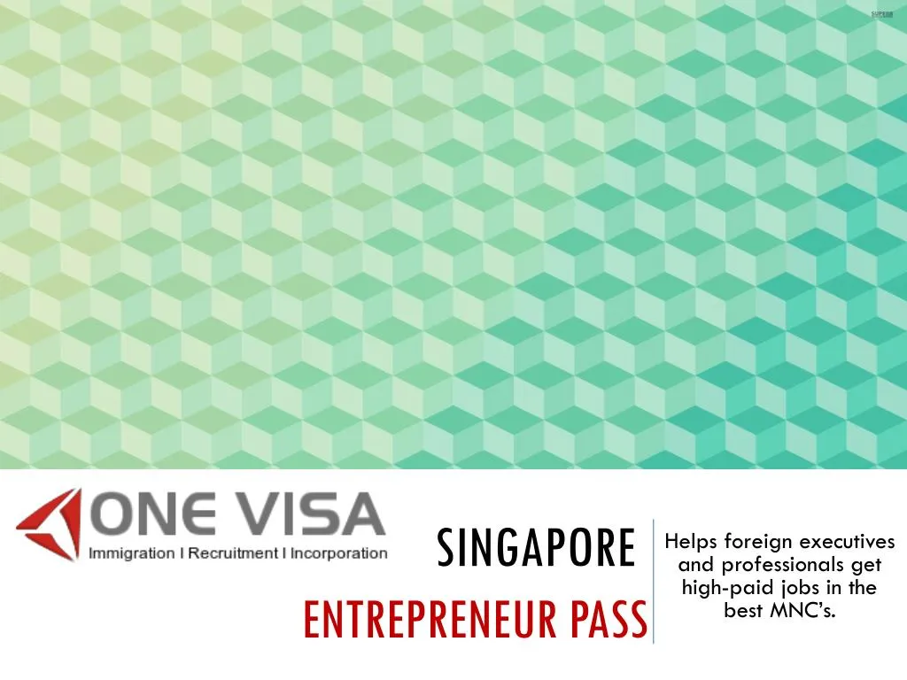 singapore entrepreneur pass