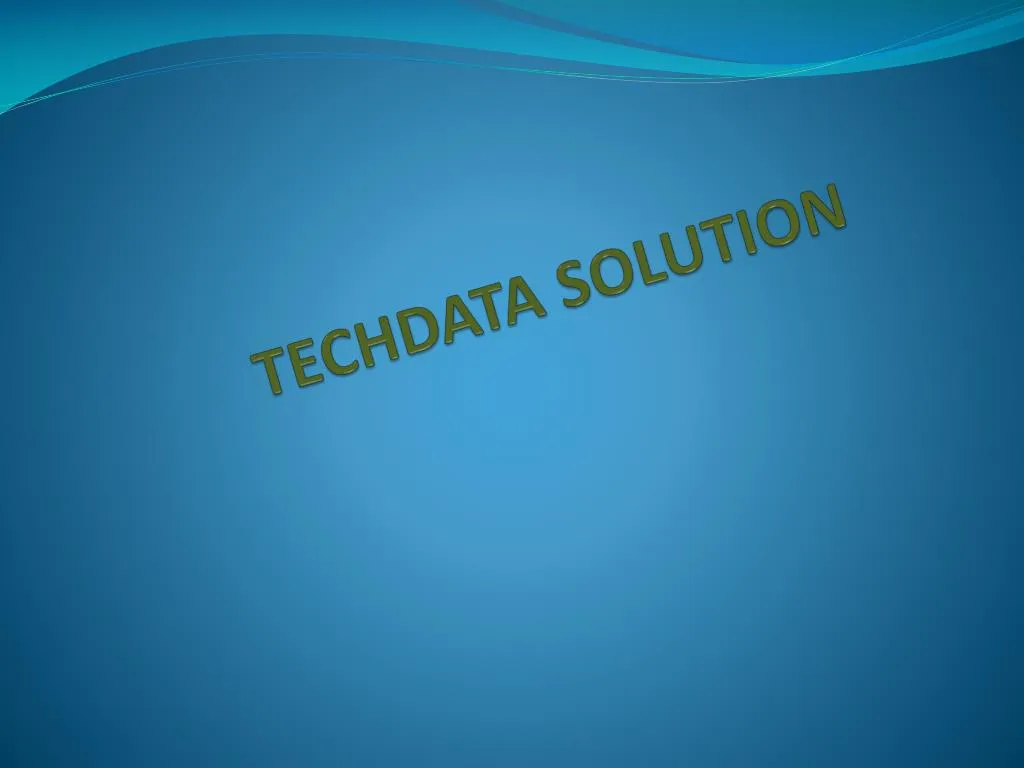 techdata solution