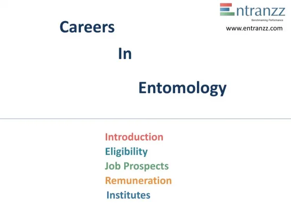Careers In Entomology Entomology