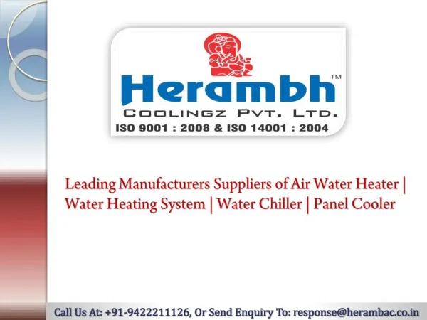 Water Heating System Manufacturers