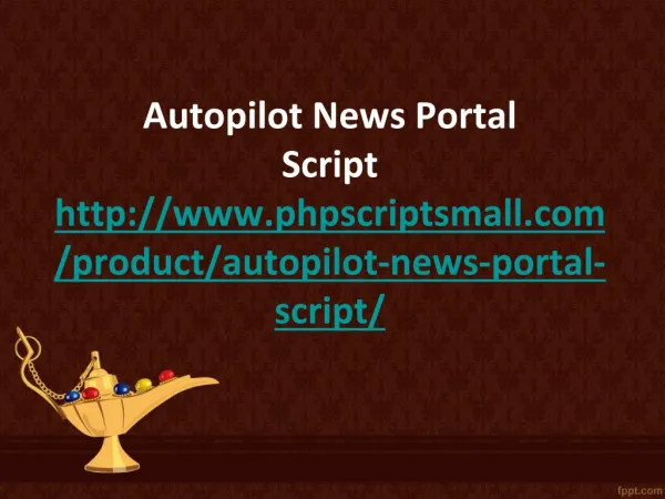 Autopilot News Portal Script