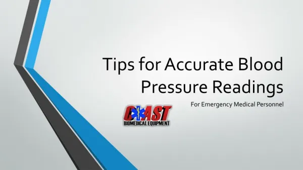 Tips for Accurate Blood Pressure Readings