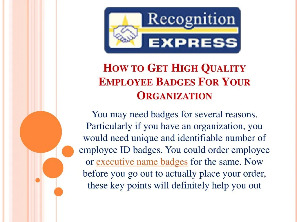 how to get high quality employee badges for your organization