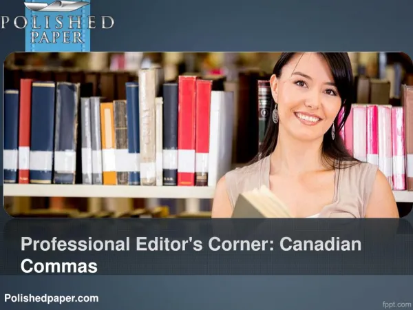 Professional editor's corner canadian commas