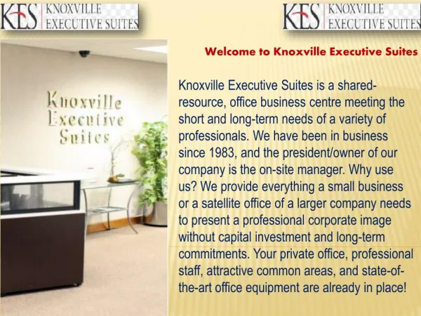 Office Searvice | Knoxville Executive Suites