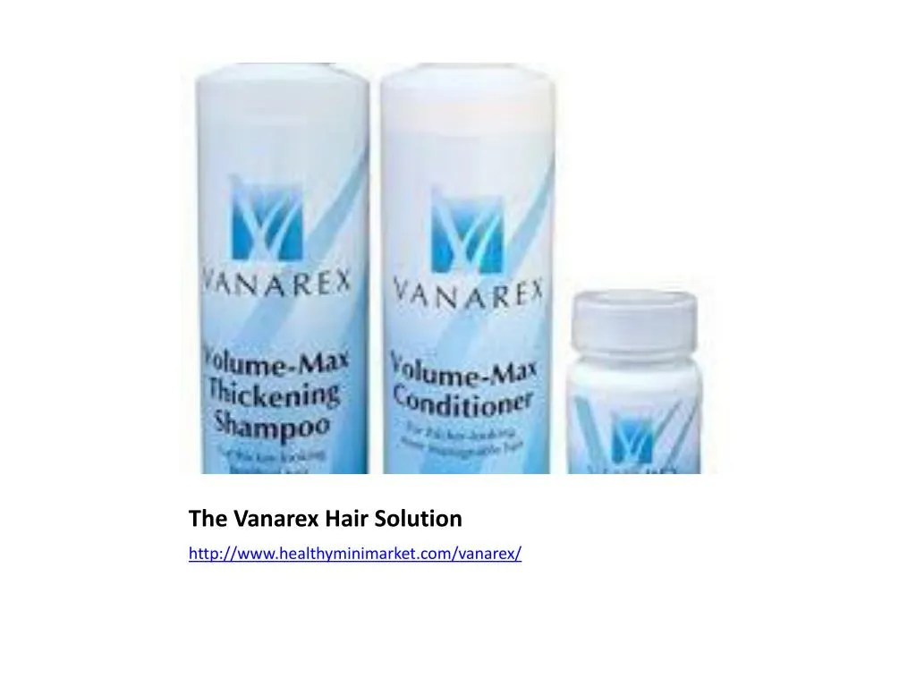 the vanarex hair solution