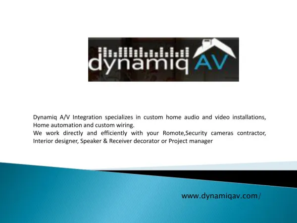 Home Automation Systems & Home Theater Installation company at Houston