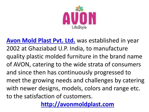 Plastic Furniture Manufacturer Store – avonmoldplast.com