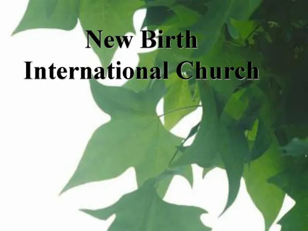 New Birth International Church
