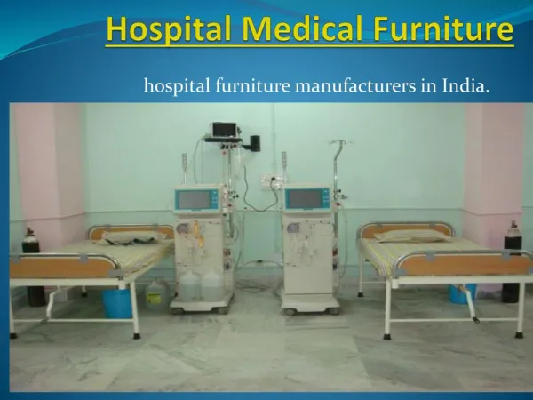 Hospital Medical Furniture Manufacturers
